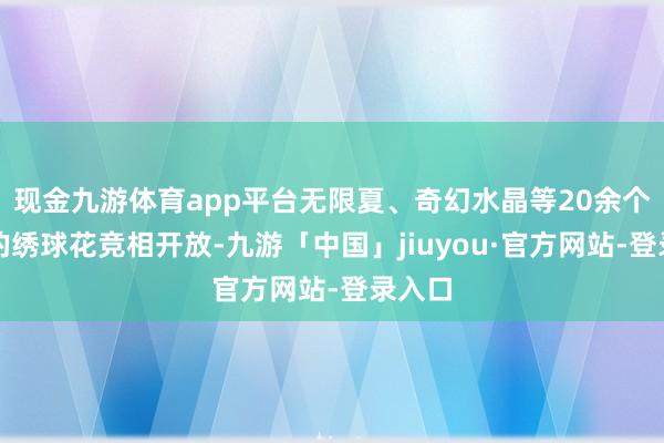 现金九游体育app平台无限夏、奇幻水晶等20余个品种的绣球花竞相开放-九游「中国」jiuyou·官方网站-登录入口